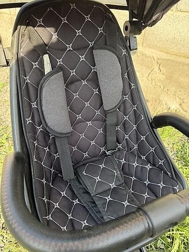 коляска baby time: Детский трехколесный велосипед-коляска с родительской ручкой - Цвет — 4