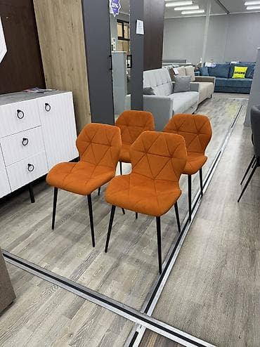 кухонные стульчики: Стул для кухни, Новый, Железо, цвет - Оранжевый — 2