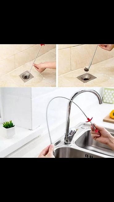 Посуда: Мини трос для чистки канализации, очень нужный инструмент для любой — 4