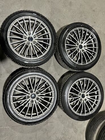 купить титановые диски на 14 бу на ваз: Колеса в сборе 215 / 50 / R 17, Зима, Б/у, Комплект, Легковые, Литые, отверстий - 5 — 5