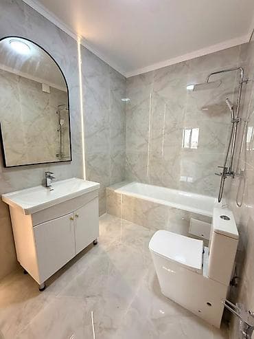 Продажа квартир: 2 комнаты, 64 м², Элитка, Кок-Жар мкр Элитка, 10 этаж, Дизайнерский ремонт — 4