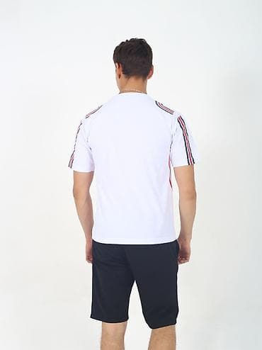 helly hansen: Мужская спортивная футболка Adidas - Цвет: белый - Дизайн — 7