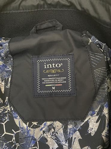 шапка шарф с ушками бишкек: Стёганая мужская куртка INTO, размер M. - Цвет: тёмно-синий (navy) - — 5