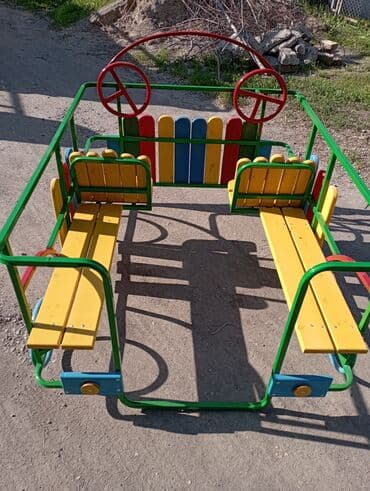 садовые качели: Детский автомобиль!!! Для муниципальных и частных садов! Игровых — 7