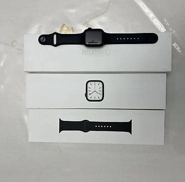 Смарт-часы: Apple Watch Series 7, 41mm. Аккумулятор: 95%. Покупался в iStore — 1