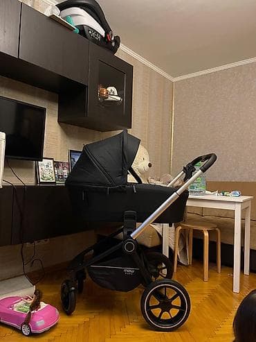 коляска адамекс: Детская универсальная коляска 3 в 1 Mow Baby (черная) Комплектация: - — 2