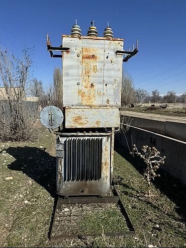 Масляной силовой трансформатор. ТМ 63/10 СССР. Рабочий. только масло