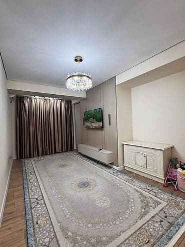Квартиры: 2 комнаты, 75 м², Тунгуч мкр Элитка, 8 этаж, Евроремонт — 5