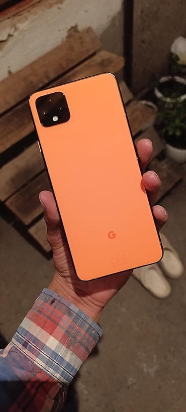google pixel купить: Google Pixel 4 XL, Б/у, 128 ГБ, цвет - Оранжевый, 1 SIM, eSIM — 1