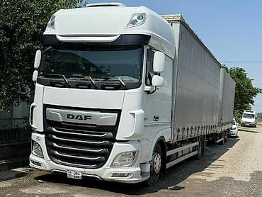 Транспорт: Сүйрөгүч, DAF, 2018 г., Тенттелген — 2