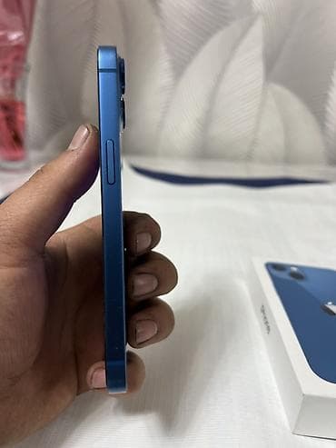 vr очки: IPhone 13, Б/у, 128 ГБ, Синий, Защитное стекло, Чехол, Коробка — 5