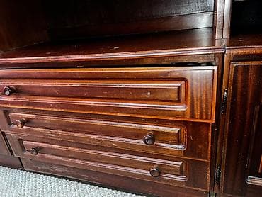 стилаж для хлеба: Стенка-шкаф, Тип стенки-шкафа: Модульная, Для зала, Особенности: С отделением под телевизор — 5