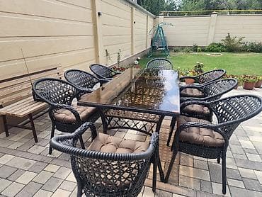 table study: Комплект садовой мебели, Кресла, Ротанг — 4
