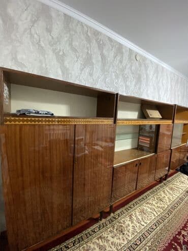 шкаф в прихожую с обувницей: Гарнитур для зала, Шкаф, ДСП, цвет - Коричневый — 1