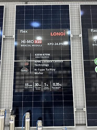 Двусторонние солнечные модули (bifacial) Flex на базе LONGi и Jinko
