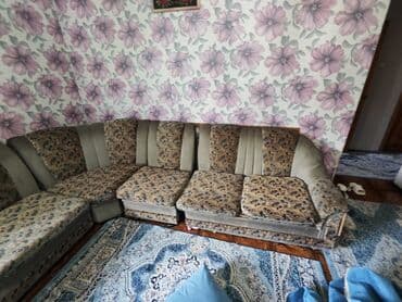 угловой диван от производителя: Бурчу бар диван, Жастыктар менен, Үч кишилик — 5