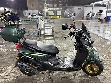 Мототехника: Скутер KINYE (бензиновый) - Кузов спортивного стиля, цвет зелёный с — 2