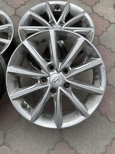 bbs diska: Литые Диски R 16 Hyundai, Комплект, отверстий - 5, Б/у — 2
