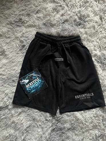 Эркектердин шортасы, M, L, Essentials, Жаңы, түсү - Кара, Өзү алып кетүү, Акылуу жеткирүү — 1