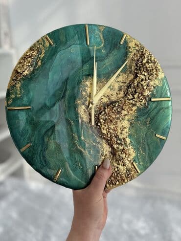 Настенные часы -размер 30x30см Любые за 2500 сом - Ручная работа