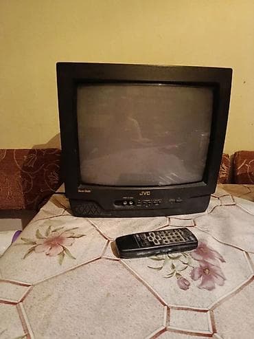 Телевизоры: Телевизор JVC (кинескопный, компактный) б/у — 1