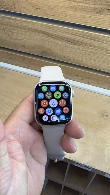 Смарт-часы: 🔥 🍏 Apple Watch 9 45mm. 🧠Память:32гб. 👩🏻‍🦳Состояние.Идеальный — 4