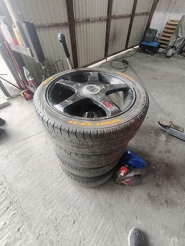 vw t4: Колеса в сборе R 17, Лето, Б/у, Комплект, Легковые, Литые, отверстий - 5 — 1