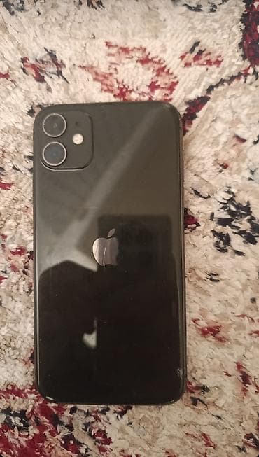 IPhone 11, Б/у, 128 ГБ, Черный, Кабель, 74 %