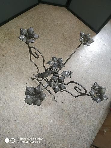 Шамдалдар: Кованый подсвечник, ручная работа. Высота 52 см. Ширина 42 см — 8