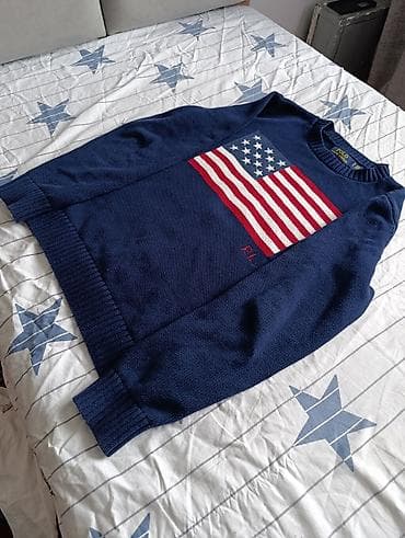 Свитера: Мужской свитер, M, Polo Ralph Lauren, Новый, цвет - Синий — 1