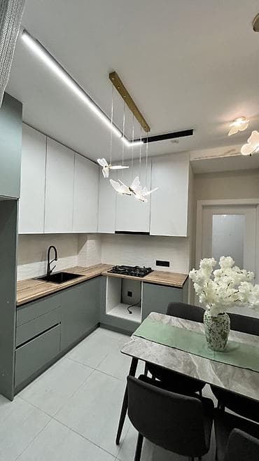 seven development: 1 комната, 41 м², Дордой Моторс рынок Элитка, 8 этаж, Дизайнерский ремонт — 2