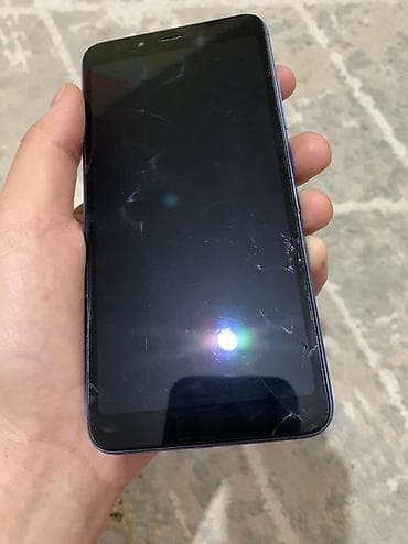 second tech: Redmi, Redmi 6, Б/у, 32 ГБ, цвет - Голубой, 2 SIM — 2