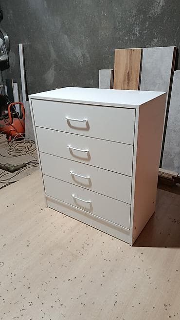 куплю комод бу: Комод для одежды, Новый, Без зеркала, ЛДСП, цвет - Белый, Платная доставка — 2