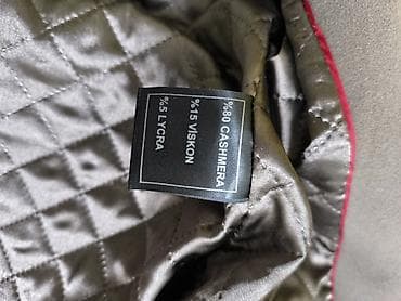 lining 38: Женское турецкое кашемировые пальто цвета тауп (серо-коричневый) — 6