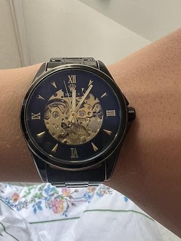 skyline часы: Часы наручные механические с автоподзаводом, скелетон - Механизм — 4