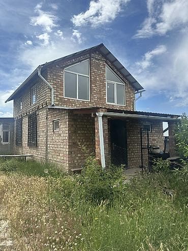 дом дачная: Продаю дачный домик 5 соток, дом 102 кВ.м дача Бектоо кирпичный — 1