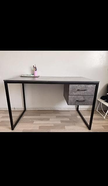 study lamp: Письменный/компьютерный стол в современном стиле лофт. - Столешница — 4