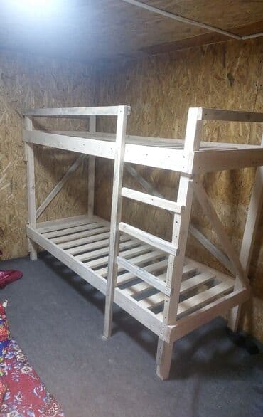 мебель из сосны на заказ: Буйрутма эмеректер, Уктоочу бөлмө, Матрас, Керебет, Диван, кресло — 2