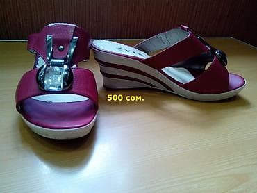 Босоножки женские. 2 пары. Размер 37-38. Чёрные - новые - из