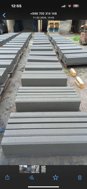 7 микра район: Бордюр Бордюр дорожный Бордюр тротуарная Бордюр Прессованный — 21