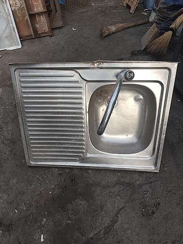 куплю мойку на кухню бу: Кухонная мойка из нержавеющей стали с крылом для сушки. состояние — 2