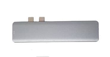 портативные мониторы: Хаб Dual Type-C to HDTV 4k 60Hz + TF/SD card до 104 Мбит/с + 2xUSB 3.0 — 4