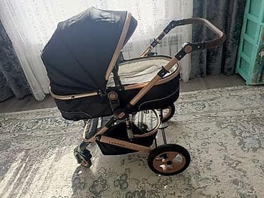 Коляска 2 в 1 LUXMOM (люлька + прогулочный блок) - Универсальная — 1