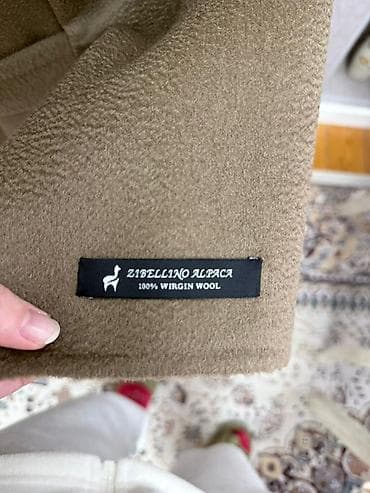 Пальто: Пальто, Халат, Осень-весна, Альпака, Длинная модель, Оверсайз, XL — 3