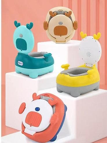 олени: Детский горшок-трон в виде милого оленёнка - Комфортная анатомическая — 1