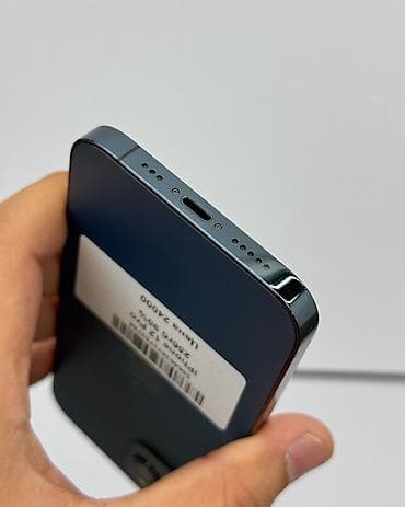 Мобильные телефоны и аксессуары: IPhone 12 Pro, Б/у, 256 ГБ, Pacific Blue, Защитное стекло, Чехол, В рассрочку, 90 % — 4