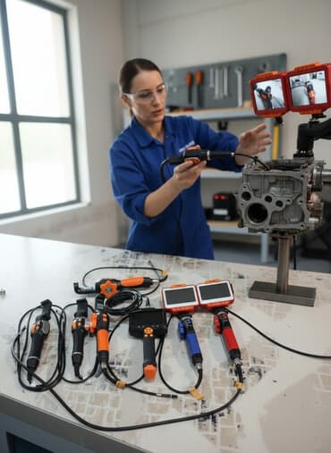 оборудование для диагностики автомобилей всех марок цена: Эндоскоп от3500 до13500 сом — 1