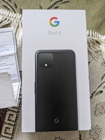 телефоны xiaomi redmi 10 а: Google Pixel 4, Колдонулган, 64 ГБ, түсү - Кара, eSIM, 1 SIM — 1