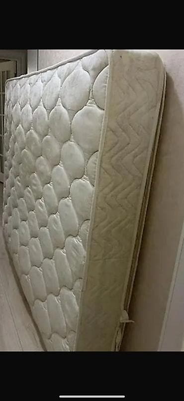 двухсторонний кровать: Спальный матрас, Двуспальный, Боннельная система пружин, Матрасы средней жесткости — 1