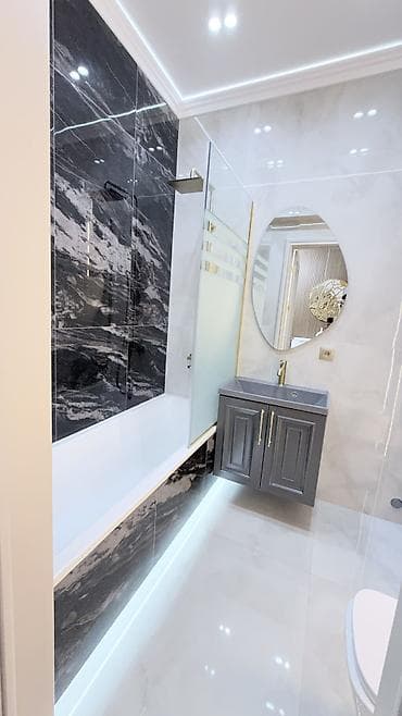 ts group: 3 комнаты, 104 м², Асанбай мкр Элитка, 9 этаж, Свежий ремонт — 6